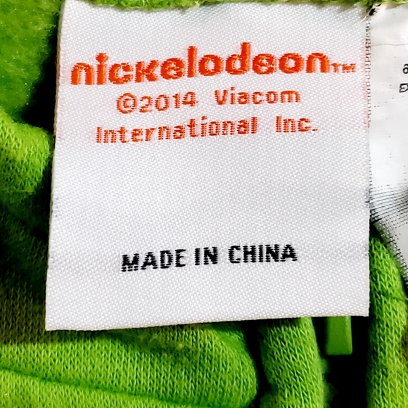 NINJA TURTLES HOODED SWEATER W/ EYEHOLES. MENS Sz:XL MICHAELANGELO. NICKELODEON - Picture 3 of 11